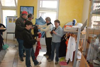 Un groupe de Touristes...