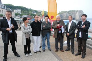 Le Président du CDT Jean Yves Merle pendant son discours