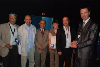 Les nôtres avec le Maire de Mers et le Président du Jury français
