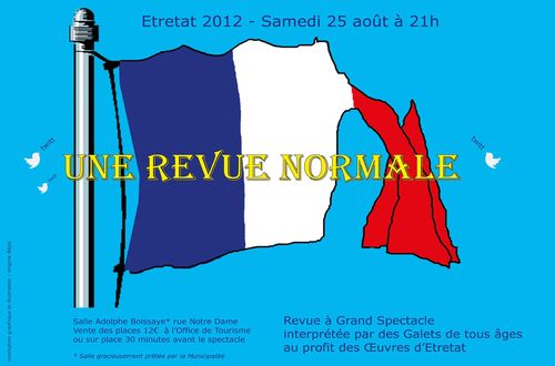 Affiche Revue Etretat 2012-1