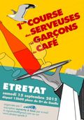Affiche Garçons de Café Etretat