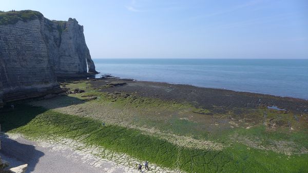 Etretat marée du siècle